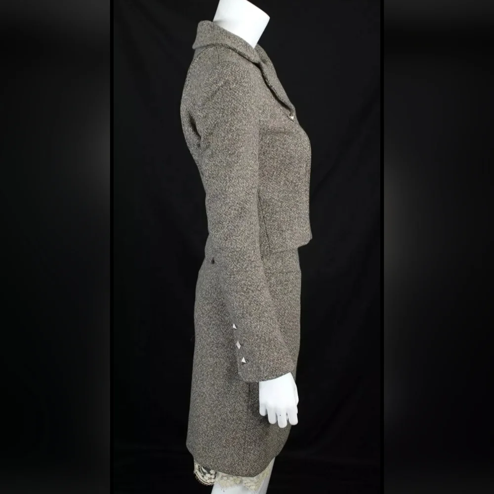 CHANEL VINTAGE WOOL SUIT - SIZE 36